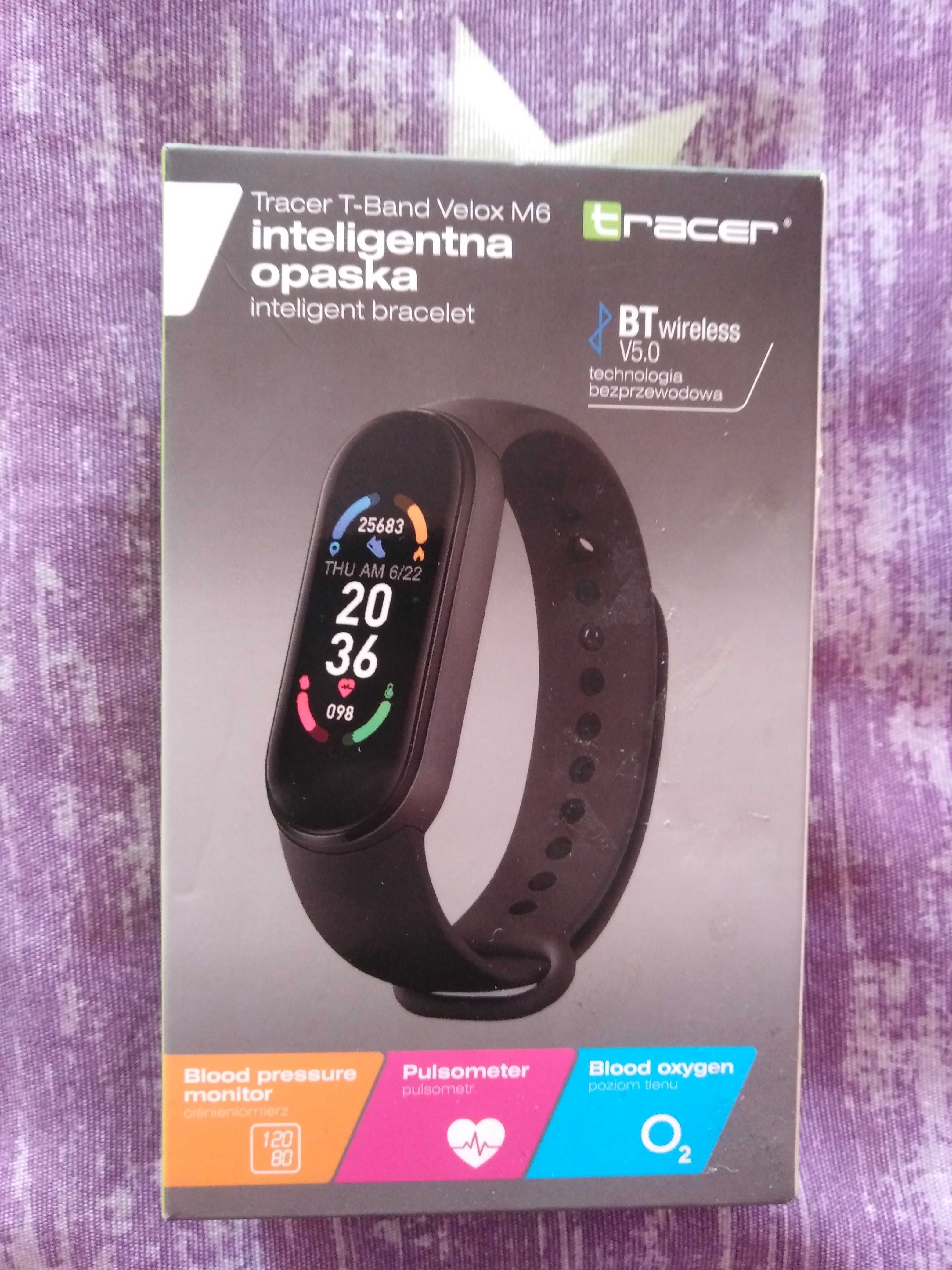 Smartband Smartwatch  Opaska inteligentna  Tracer T-Band VELOX M6