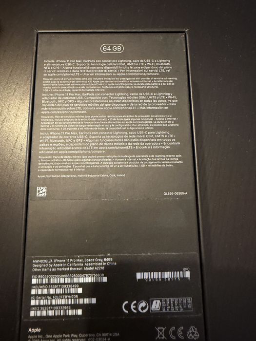 Iphone 11 pro max 64gb