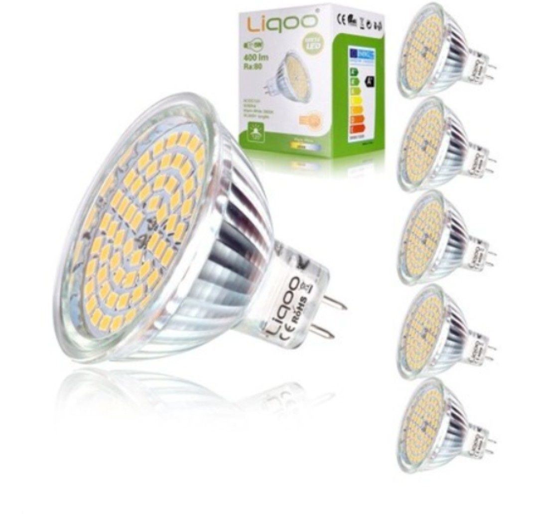 Светодиодная лампа Liqoo MR16 Led, 5W, 400 lm, 1 шт