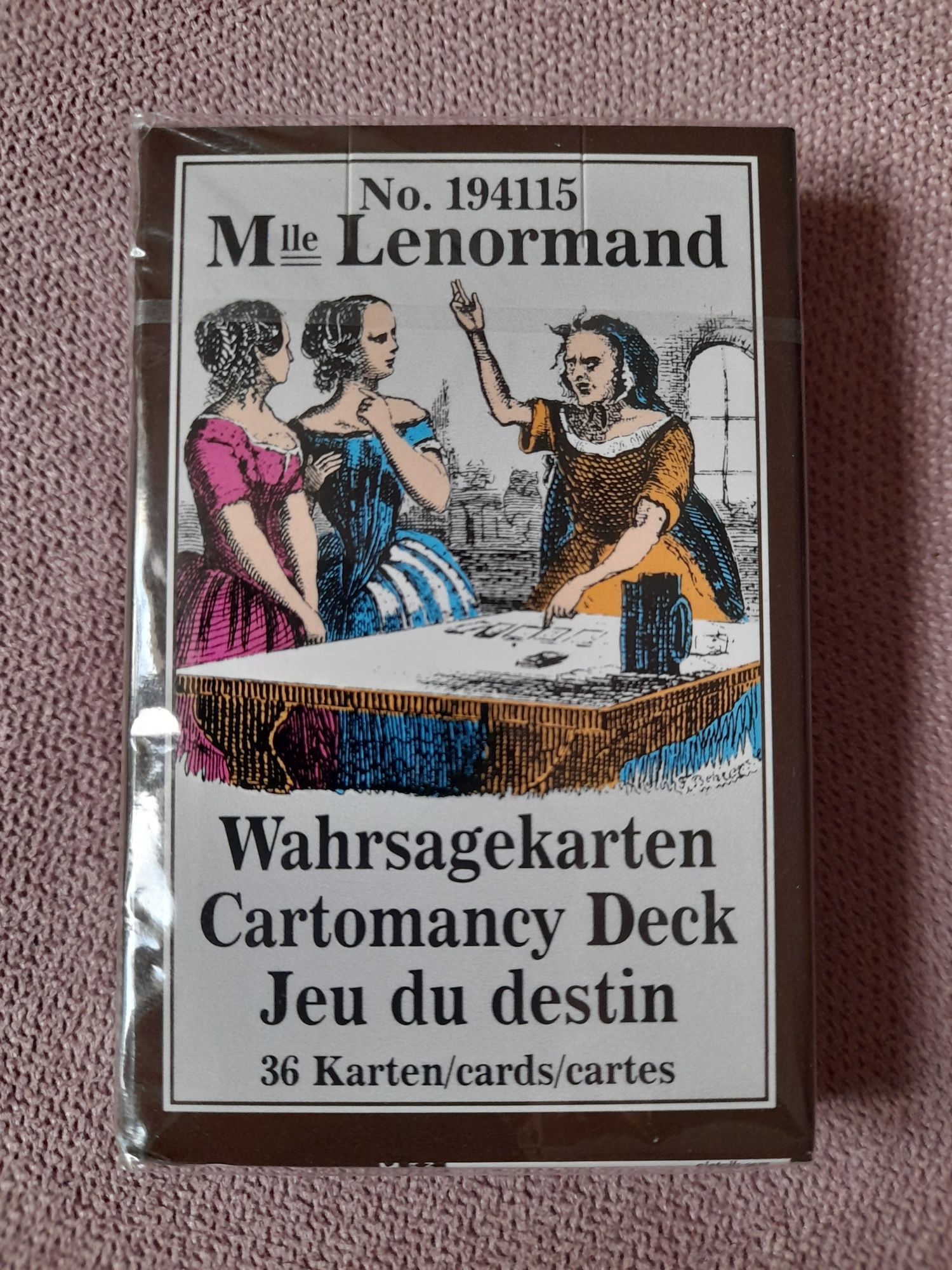 Piatnik karty do wróżenia Lenormand