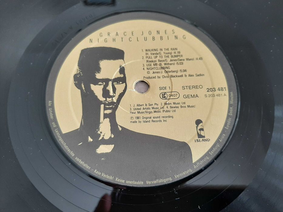 Grace Jones - Nightclubbing - Germany - Vinil LP