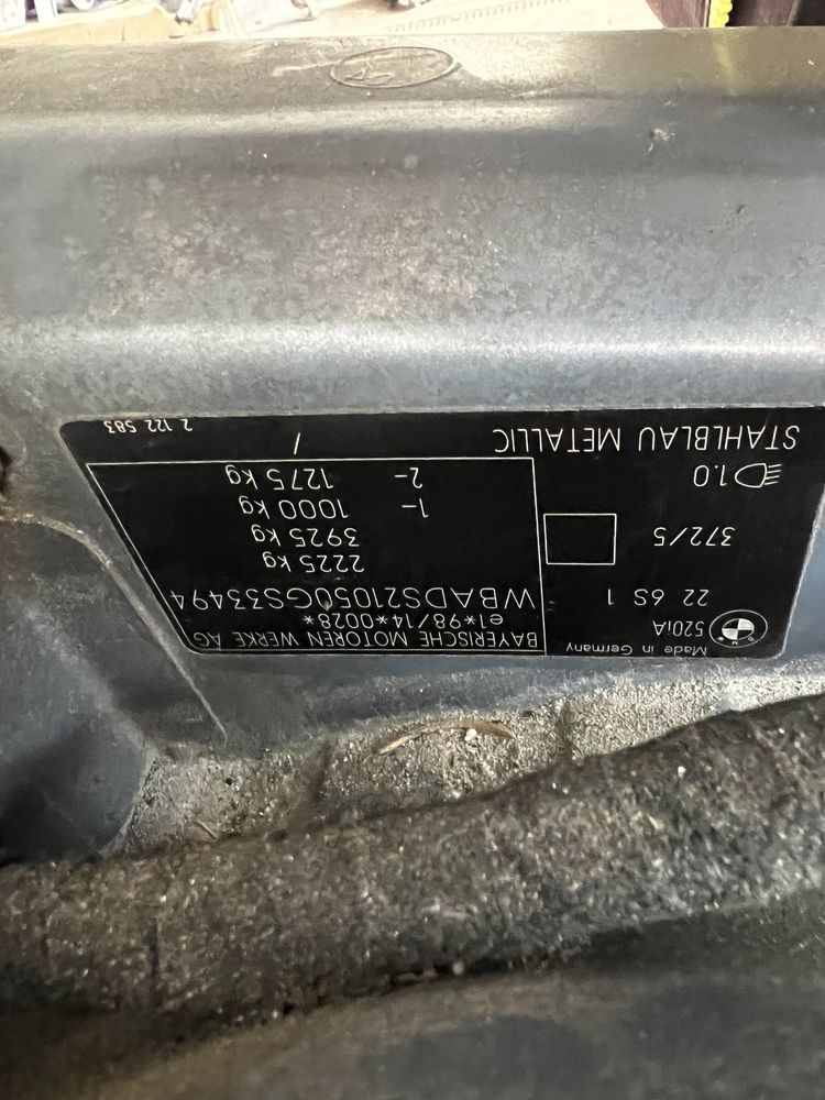 Kompletny silnik swap m54b22 170km