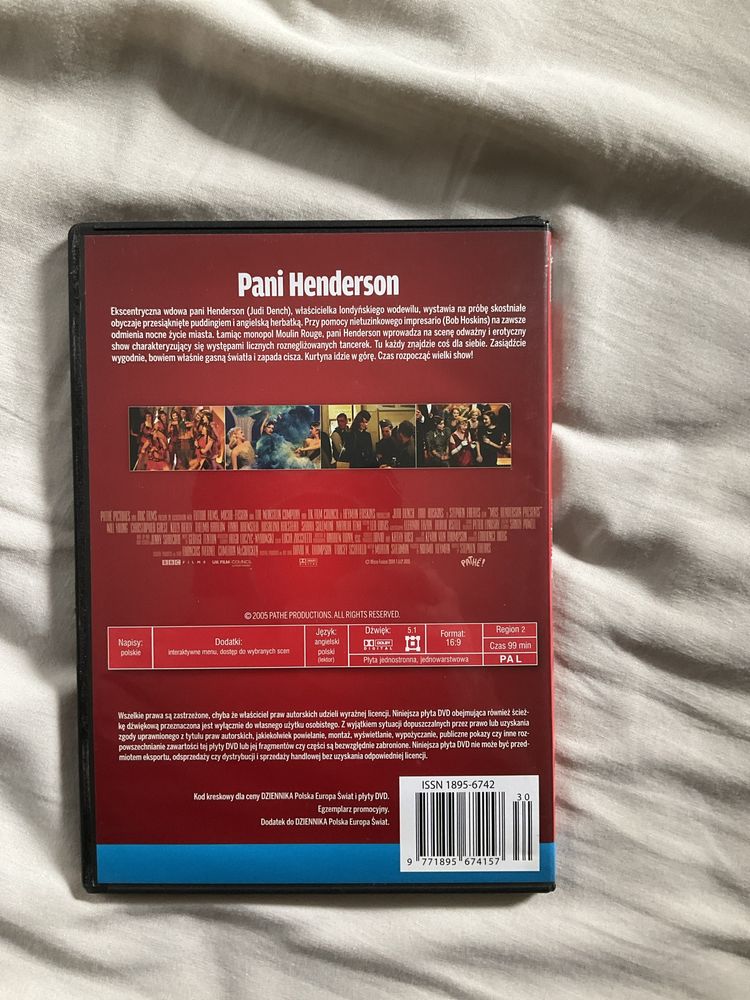 Film dvd Pani Henderson