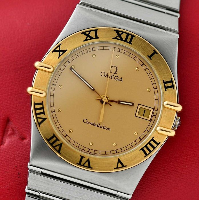 Zegarek OMEGA Constellation Chronometer - Stal Złoto 18k - 1989 - 33mm
