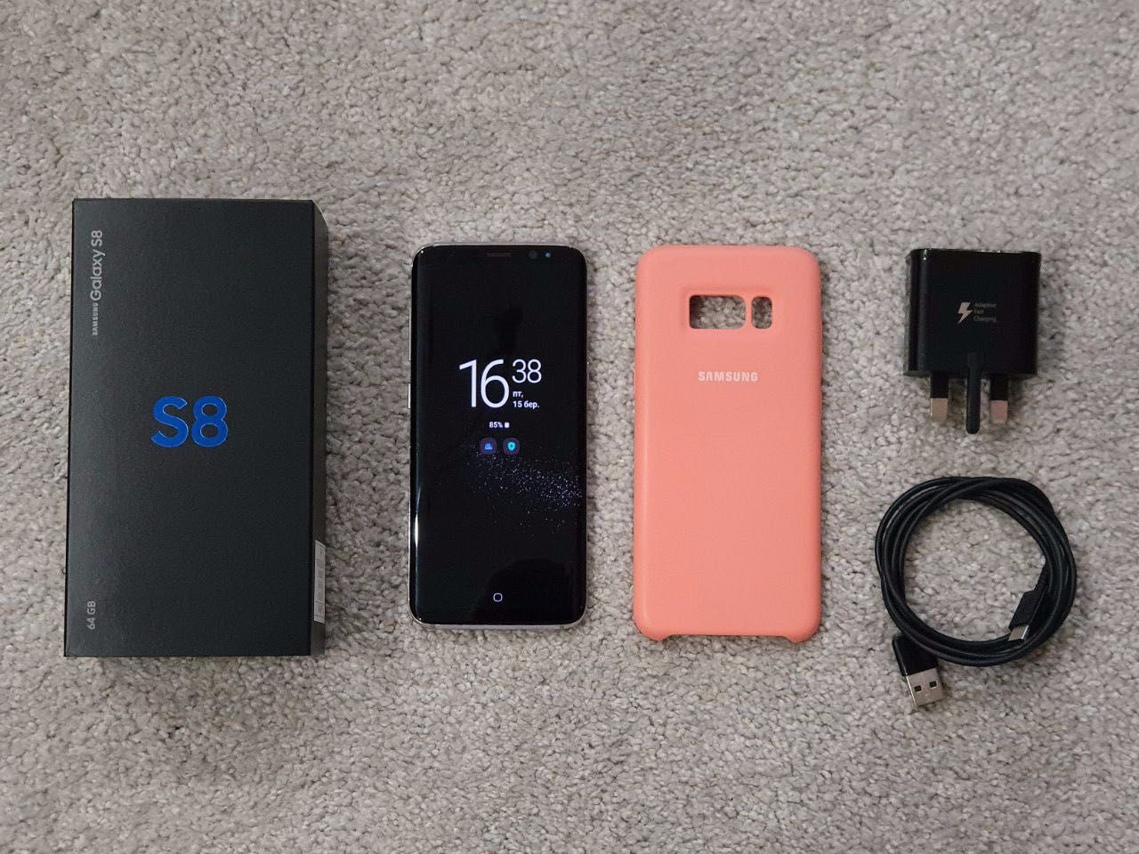 Samsung Galaxy S8 64GB Duos Orchid Gray SM-G950FD + Карта на 64gb