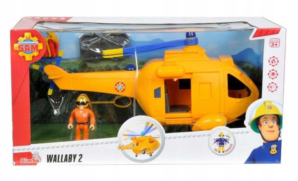 Strażak Sam Helikopter Wallaby II z figurką SIMBA