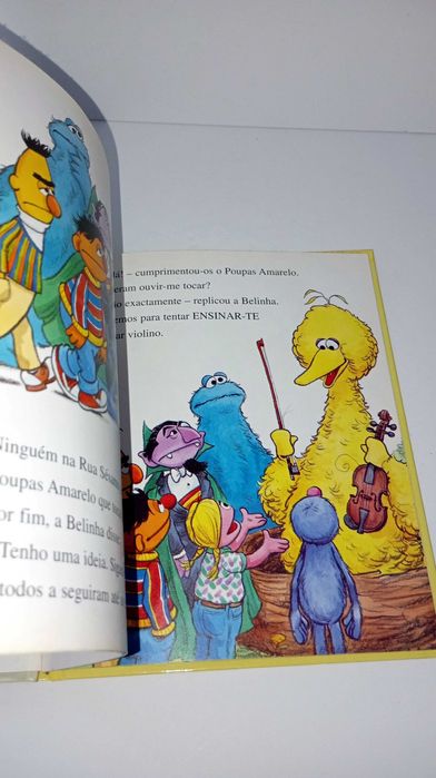 O Poupas Amarelo e o Violino - Livro da Rua Sésamo