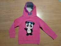 Bluza panda girl2girl roz. 122 cm 6-7 lat