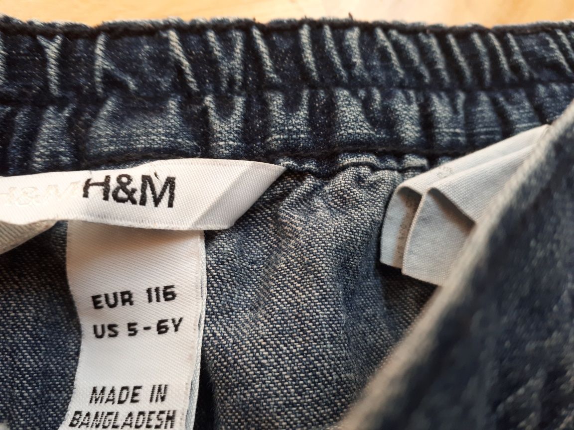Modna dżinsowa spódniczka mini 116 H&M