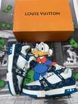 "Moda_ObuwieSportowe" Louis_Vuitton_Trainer_Blue_White_rozmiar.42