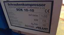 Kompresor sprężarka śrubowa ALUP SCK 10 - 10