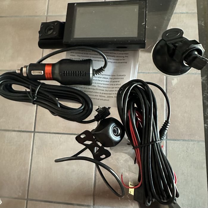 Camara frontal + traseira para carro