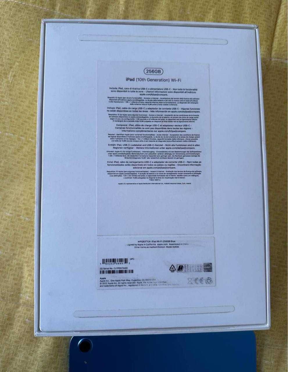 ipad 10 generacji 85 koncyji i 256gb