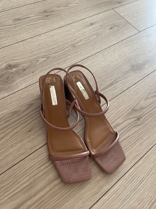 Sandałki szpilki primark 38 obcas wesele sandały