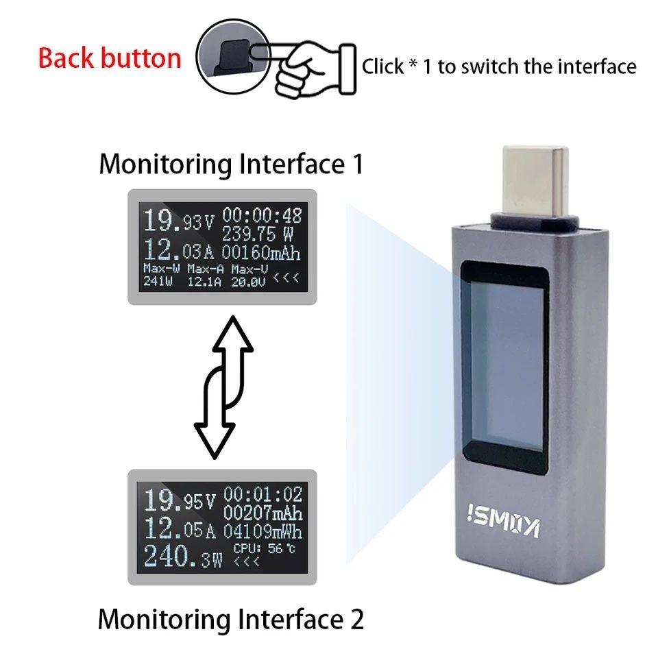 Usb тестер type-c KOWSI