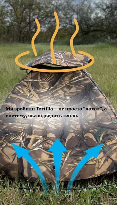 Антитепловізійний намет TORTILLA для захисту Starlink