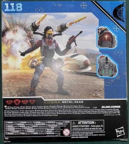 GI Joe GIJOE Classified Metal-Head (Iron Grenadier) #118 (NOVO SELADO)