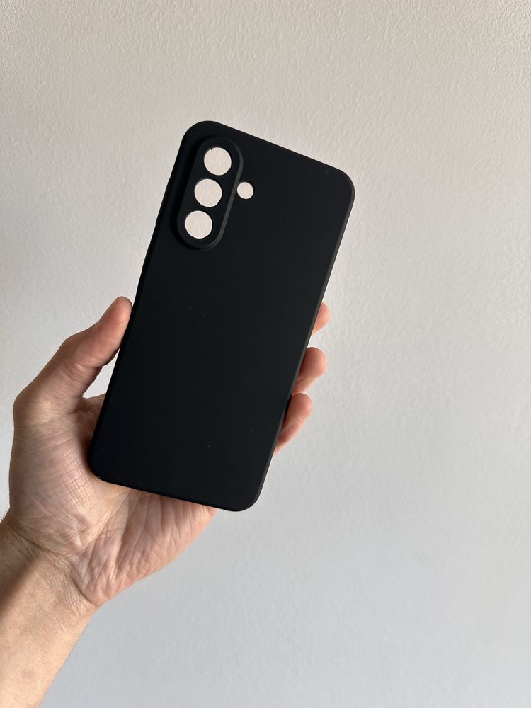 Etui Silicon 2mm czarne + SZKŁO do SAMSUNG GALAXY A36 5G