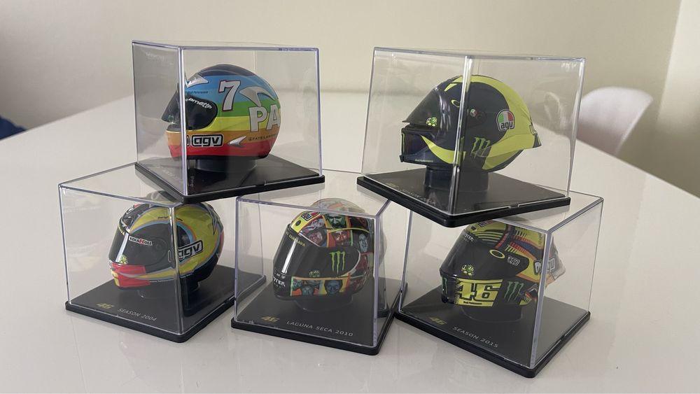 5 Capacetes Valentino Rossi