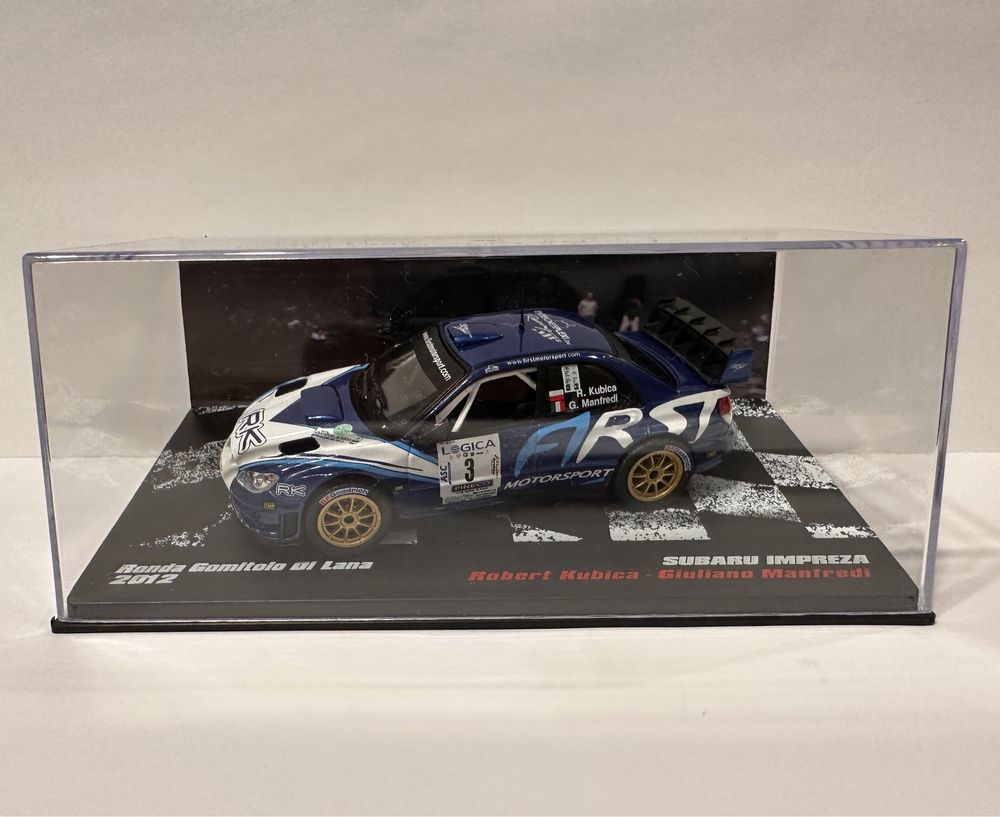 Subaru Impreza WRC Kubica, Manfredi 1:43 Rally Cars DeAgostini