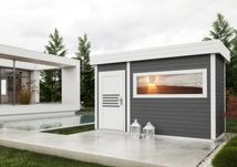Sauna zewnętrzna fińska Magnolia ogrodowa 50% rabatu montaż