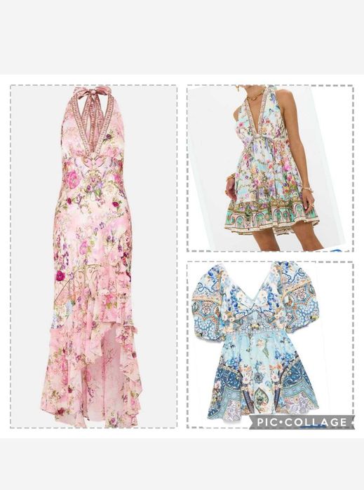 Suknia camilla jedwab sukienka