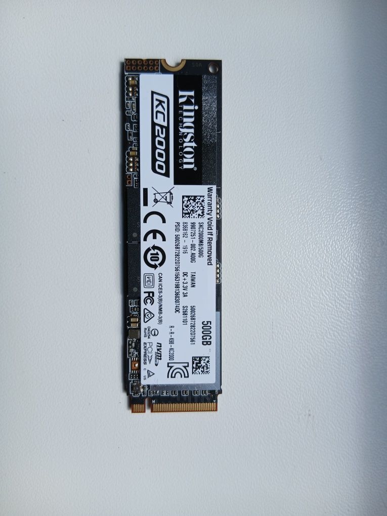 Продам SSD Kingston KC2000 500Gb