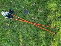 Kije Nordic Walking Gabel X-1.35 Orange 35% carbon 115cm  nowe