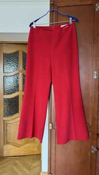 Брюки женские красные штаны модные стильные