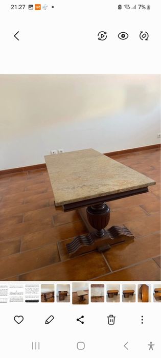 Mesa de centro em madeira