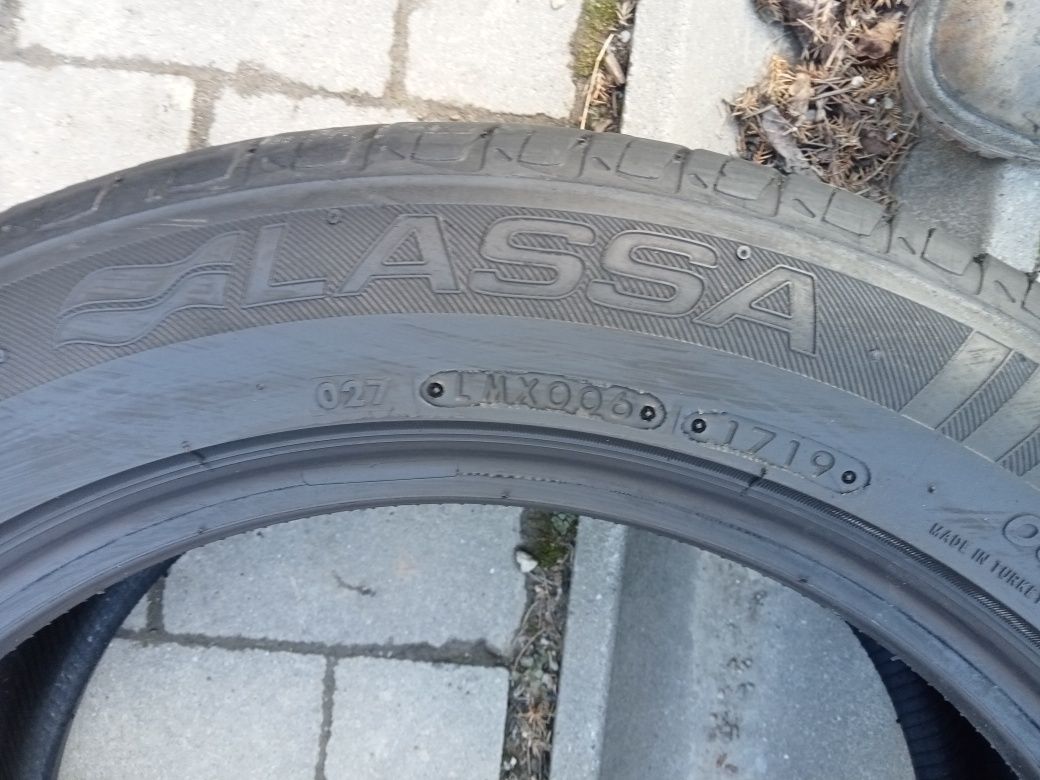 2x Opony Używane Letnie 215/55R17 Lassa