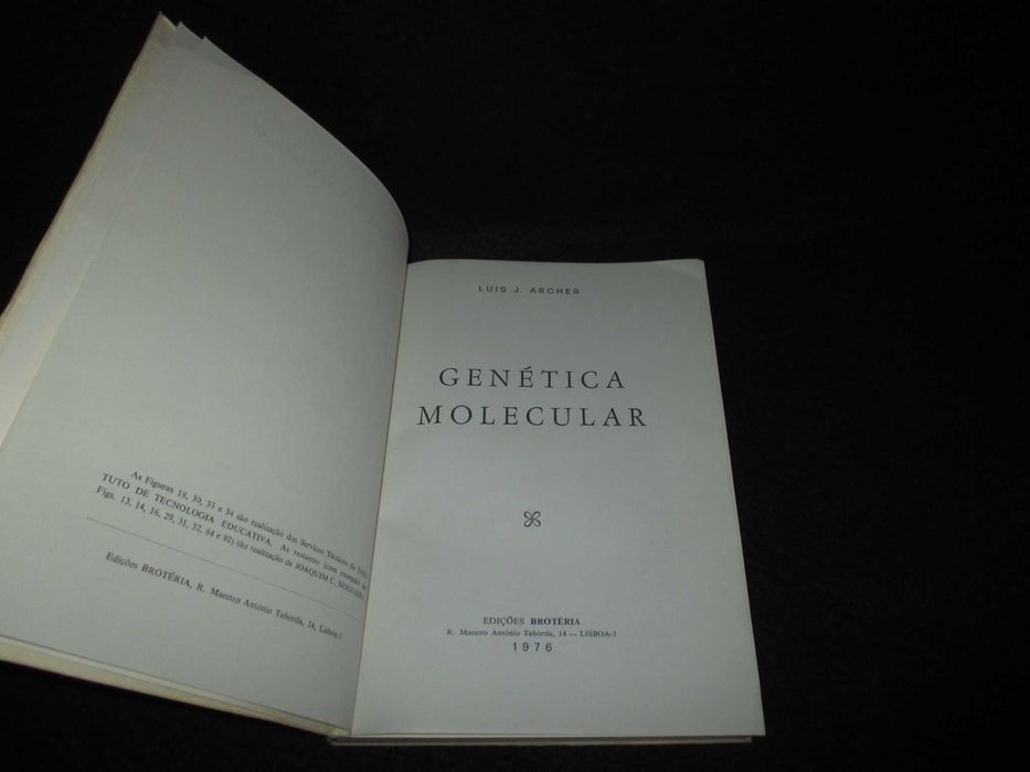 Livro Genética Molecular Luís J. Archer Brotéria