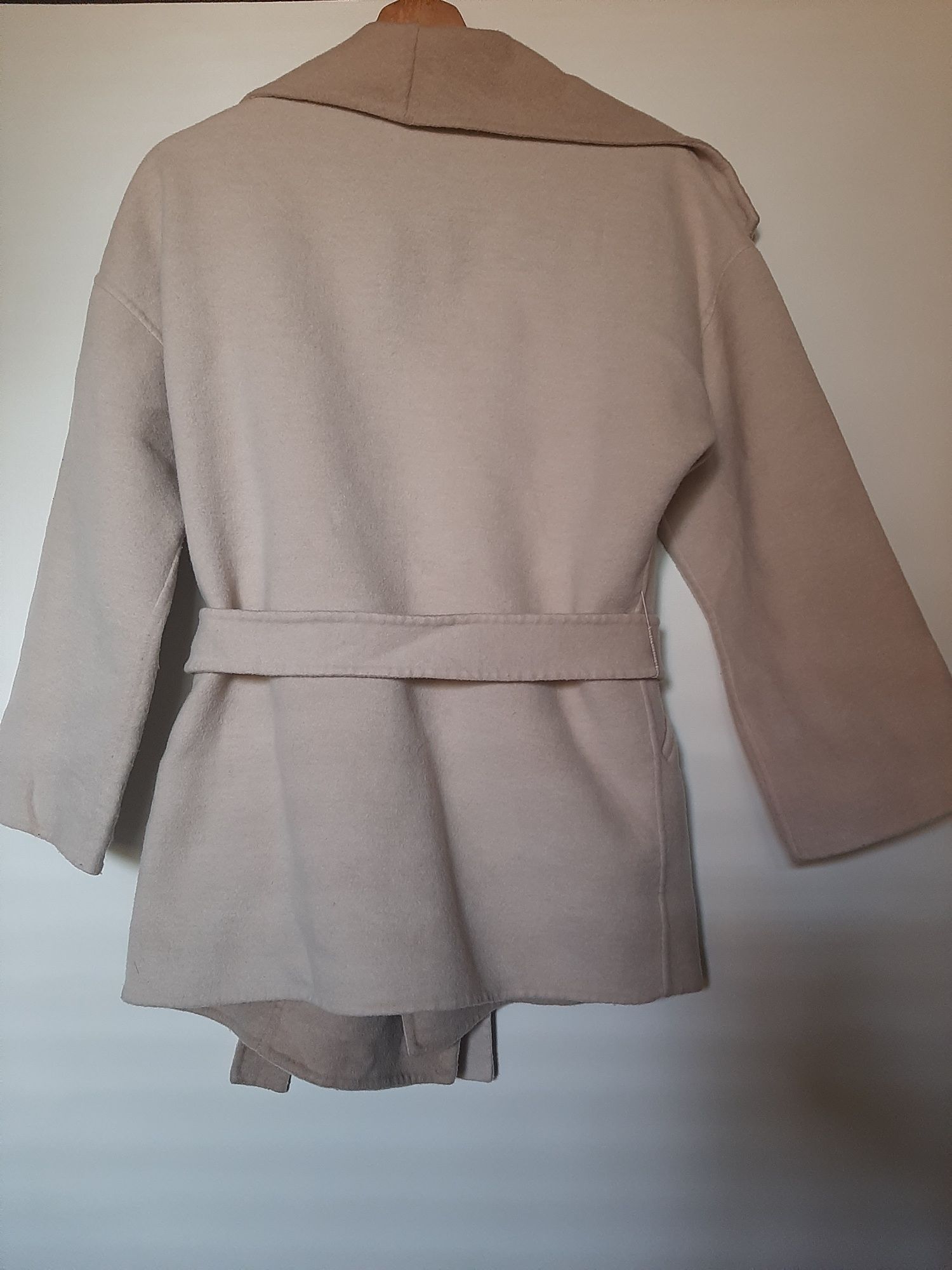 Massimo Dutti kurtka/kardigan wiązany, wool lana