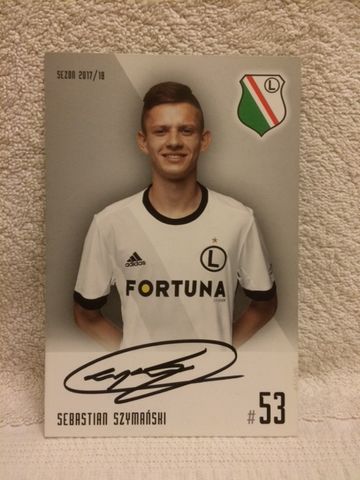 Sebastian Szymański oryginalny autograf