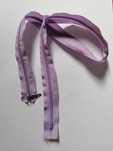 Liliowy suwak / zamek błyskawiczny, spirala, kryty. 60 cm. Nowy.
