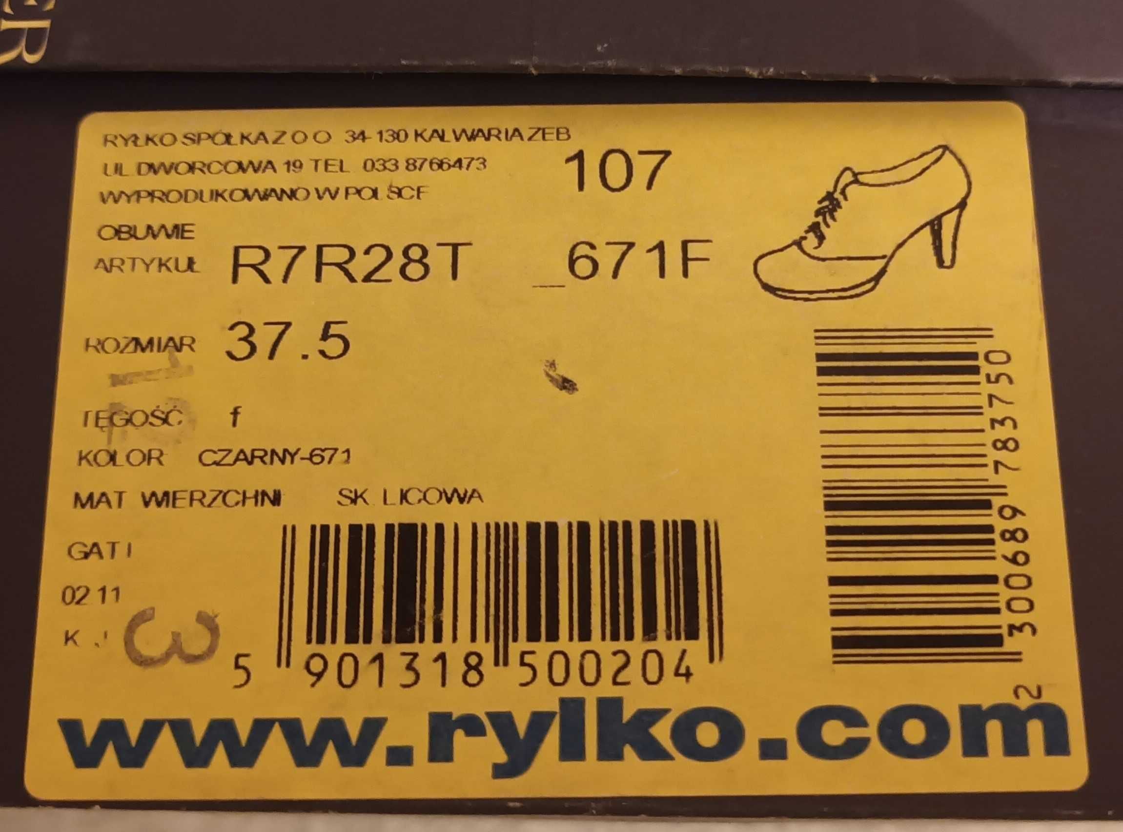 Buty Ryłko botki 37,5