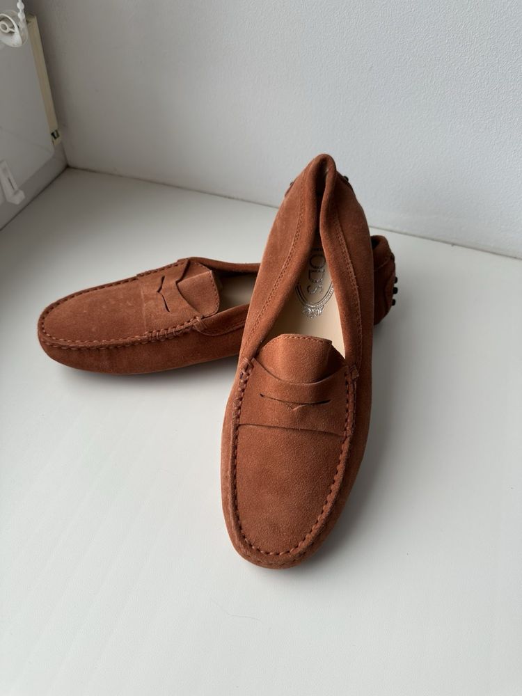 Фірмові замшеві італійські мокасини Tod’s!  Оригінал