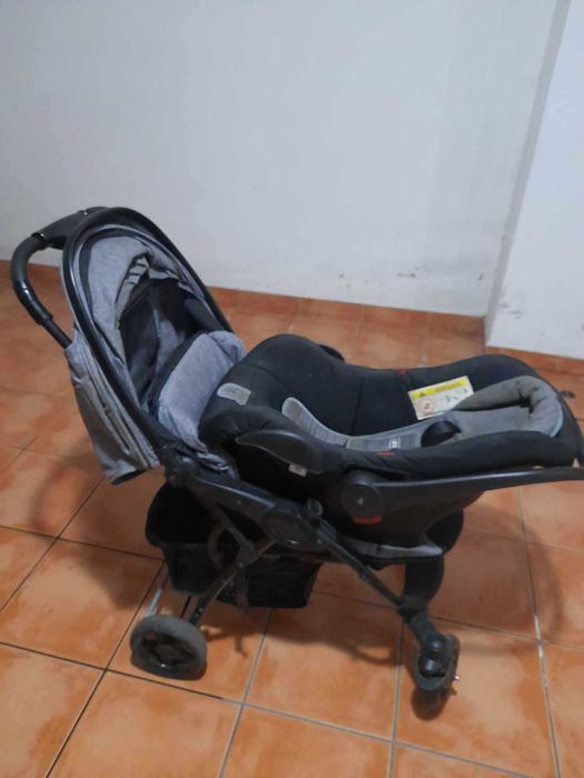 Carrinho bebé (zippy) com baby coque
