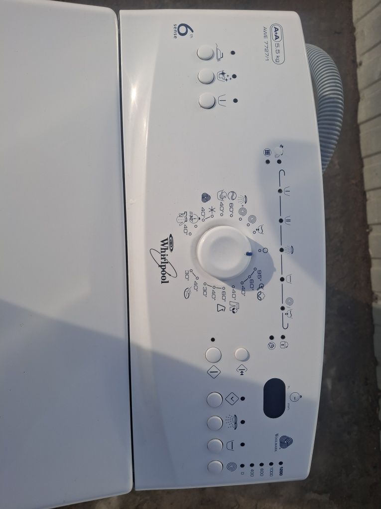 Whirpool 5,5kg  A+A gwarancja pisemna Dostawa gratis