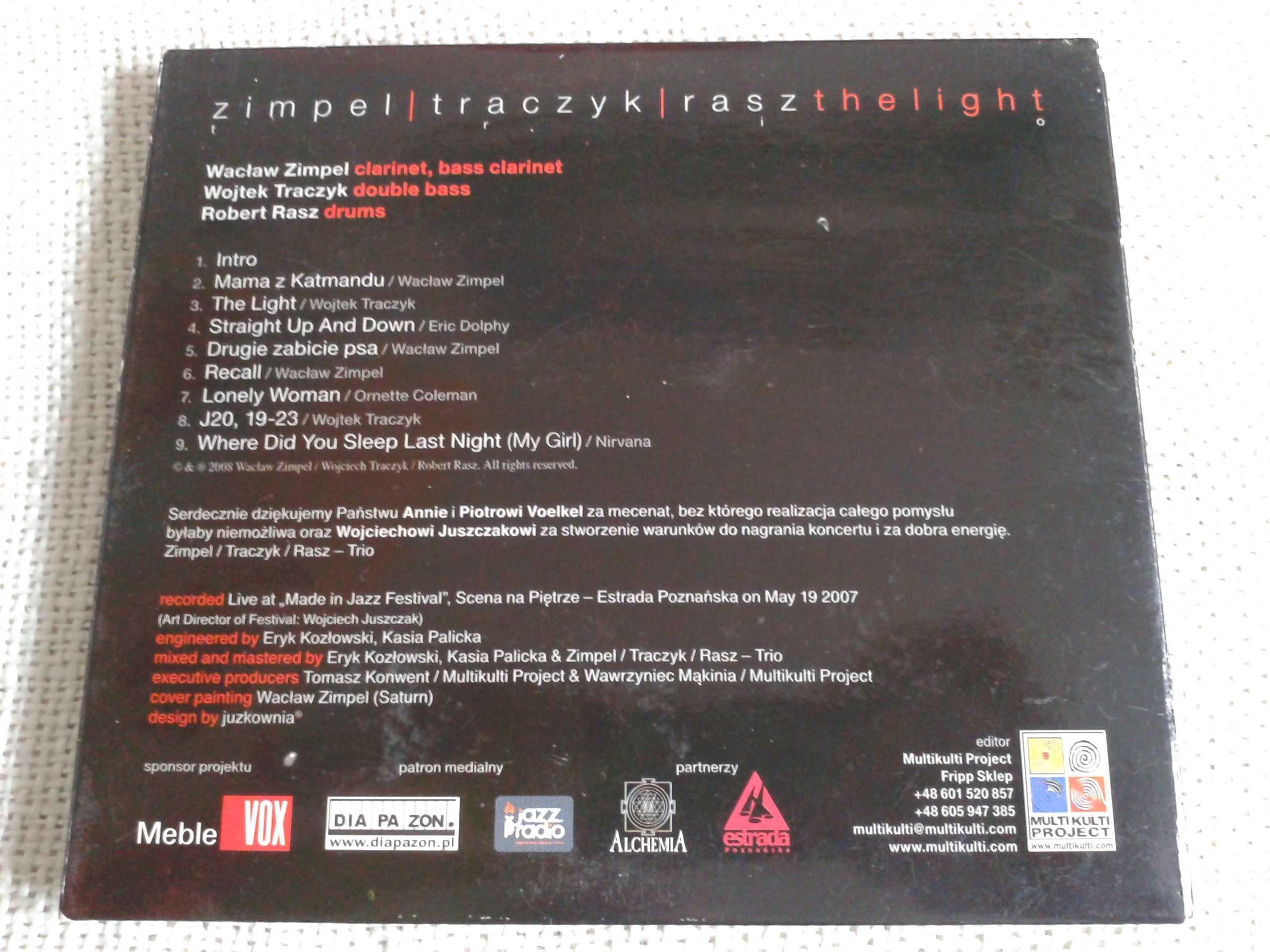 Waclaw Zimpel, Wojtek Traczyk, Robert Rasz - The Light  CD