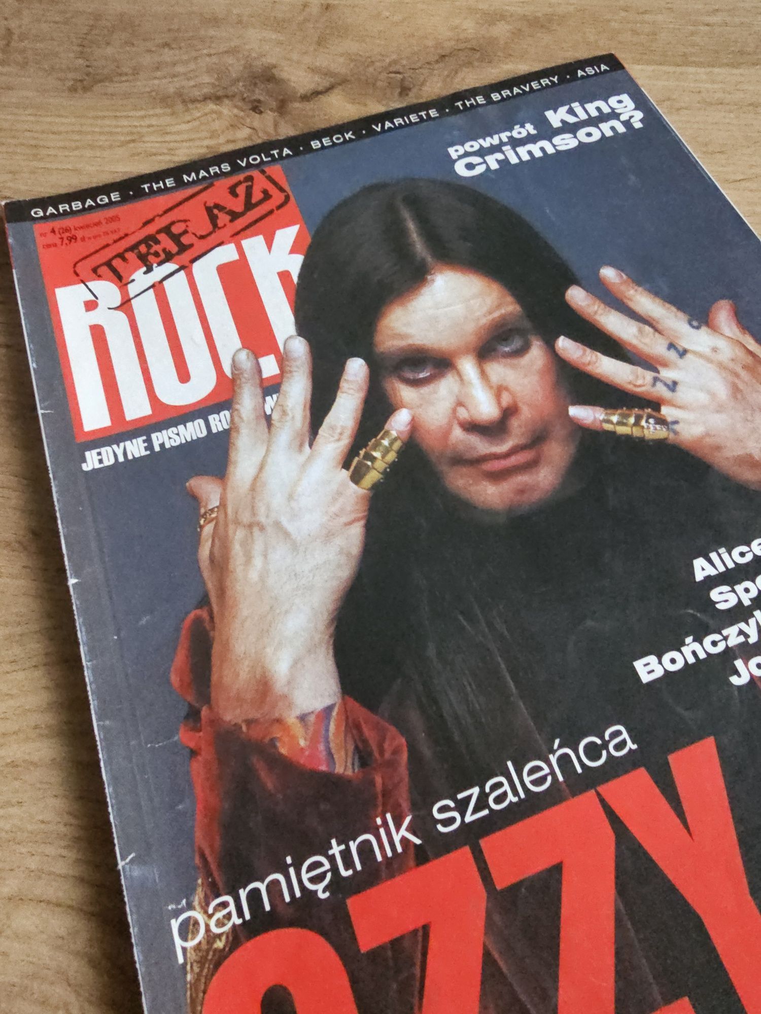 Teraz Rock 4/2005 - Ozzy Osbourne, Garbage, Keane, Arcade Fire