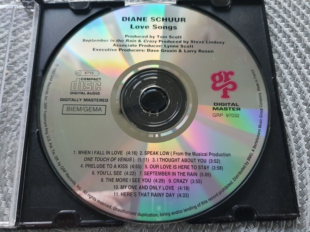 Diane Schuur Love Songs CD