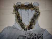 Bluza rozm. S , futerko, kot
