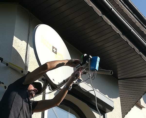 Montaż ustawienie anten satelitarnych,naziemnych DVB-T Serwis Zabrze