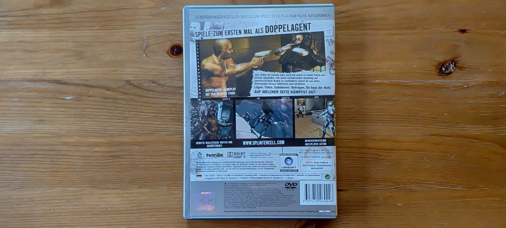 Tom Clancys, Splinter Cell, Double Agent, PlayStation 2