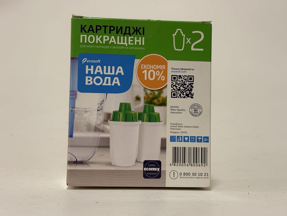 Ecosoft картридж 1 шт для фільтра-глечика   Наша Вода