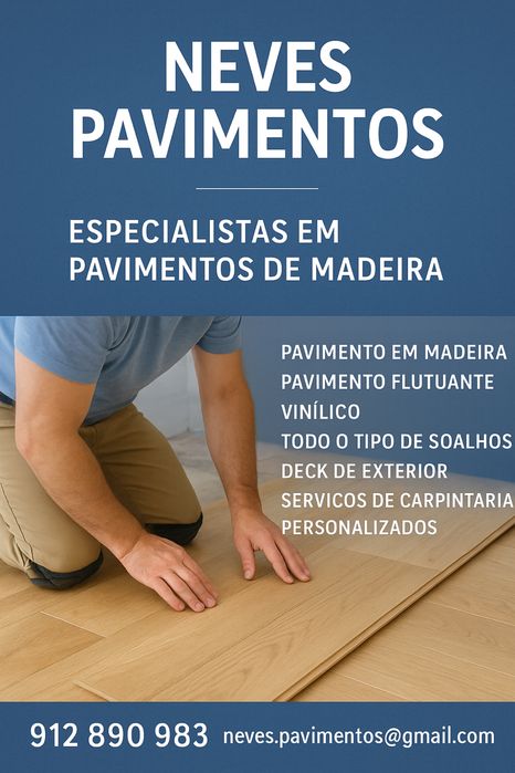 Carpinteiro , pavimentos em madeira , todo tipo de flutuantes