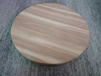 Blat drewniany stolik 80 cm - czereśnia