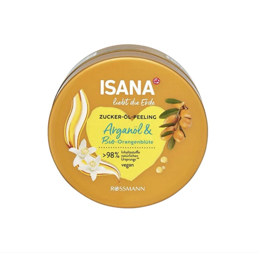 Сахарный скраб ISANA Argan Peeling