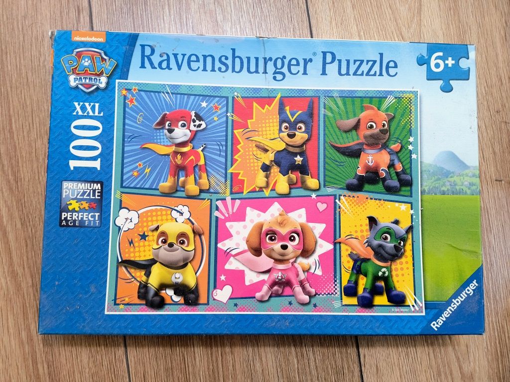 Mega zestaw gier i puzzli Psi Patrol